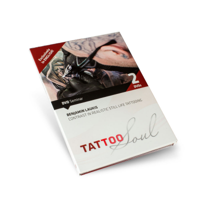 DVD Benjamin Laukis - Contrast In Realistic Still Life Tattooing