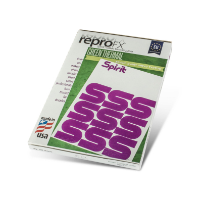 Reprofx Spirit Green - Papel Hectográfico Verde Thermal (21,6 x 27,9cm)