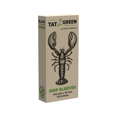 Tat2Green - Caja de 100 Fundas Negras para Grip
