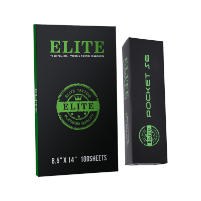 Impresora Térmica USB Pocket S6 de Elite y Caja de 100 Papel de Transferencia Térmico de Elite (8.5