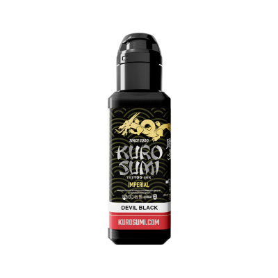 Tinta Para Tatuar Kuro Sumi Imperial - Devil Black 44 ml