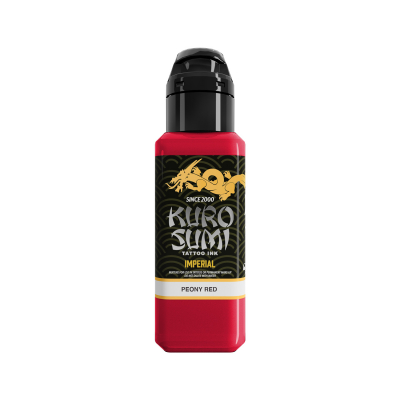 Tinta Para Tatuar Kuro Sumi Imperial - Peony Red
