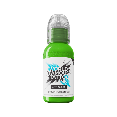 Tinta Para Tatuar World Famous Limitless - Bright Green v2 30 ml