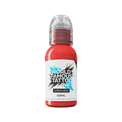 Tinta Para Tatuar World Famous Limitless - Coral 30 ml