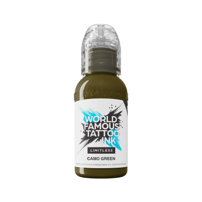 Tinta Para Tatuar World Famous Limitless - Camo Green 30 ml