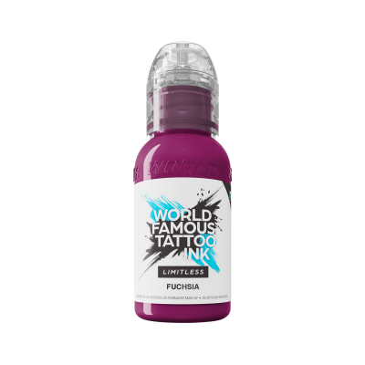 Tinta Para Tatuar World Famous Limitless - Fuchsia 30 ml