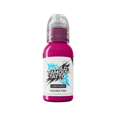 Tinta Para Tatuar World Famous Limitless - Fuchsia Pink 30 ml