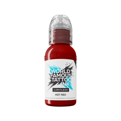 Tinta Para Tatuar World Famous Limitless - Hot Red 30 ml