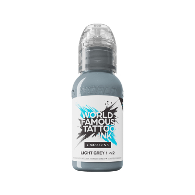 Tinta para Tatuar World Famous Limitless - Light Grey 1 v2 30 ml