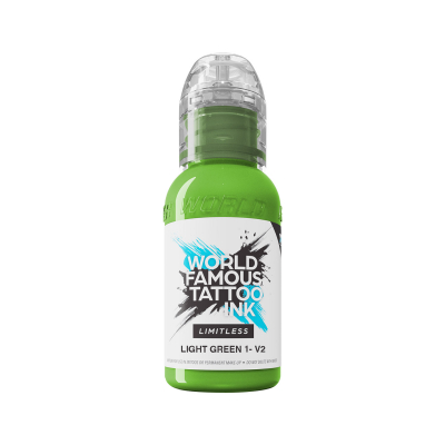 Tinta Para Tatuar World Famous Limitless - Light Green 1 v2 30 ml