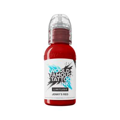 Tinta Para Tatuar World Famous Limitless - Jenny's Red 30 ml