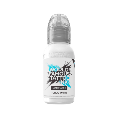 Tinta Para Tatuar World Famous Limitless - Turco White 30 ml