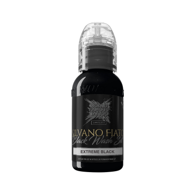 Tinta Para Tatuar World Famous Limitless - Silvano Fiato - Extreme Black - 30 ml