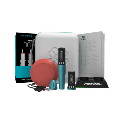 Microbeau Bellar Air - Máquina de Maquillaje Permanente - Longitud de Carrera de 2.1mm  - Pack ULTRA - Microbeau Blue