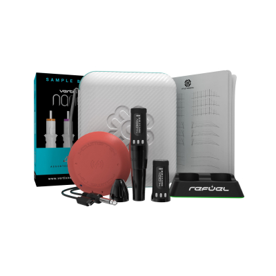 Microbeau Bellar Air - Máquina de Maquillaje Permanente - Longitud de Carrera de 3.0mm  - Pack ULTRA - Stealth
