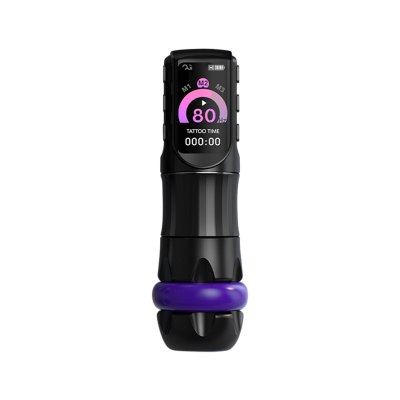 OG Inspiration Wireless Tattoo Pen - Mystic Black con Anillos deVarios Tamaños y Colores - Longitudes de carrera de 3.5mm