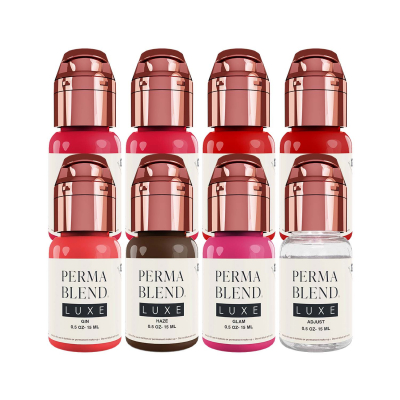 Pigmentos Para PMU Perma Blend Luxe - Set Enhance de Carla Ricciardone - 8x 15 ml