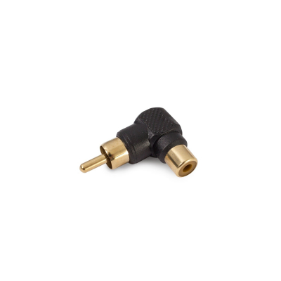 Adaptador Angulado Conexión RCA a Phono 6.3mm