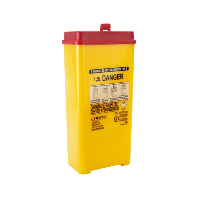 Contenedor Especial Para Agujas Flynther Capacidad 1.5L