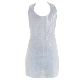 Pack de 100 Delantales Desechables - Blanco