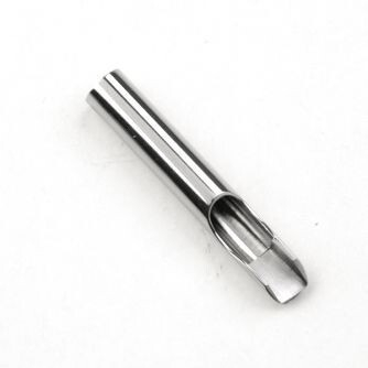 Punta Para Tatuar Acero Inoxidable 316 Plana