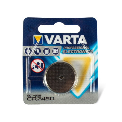 Batería Varta 3V DL2450 Lithium Mangan Para Pedal Inalámbrico Critical CX