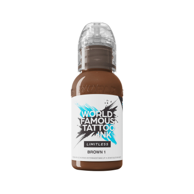 Tinta Para Tatuar World Famous Limitless - Brown 1 30ml