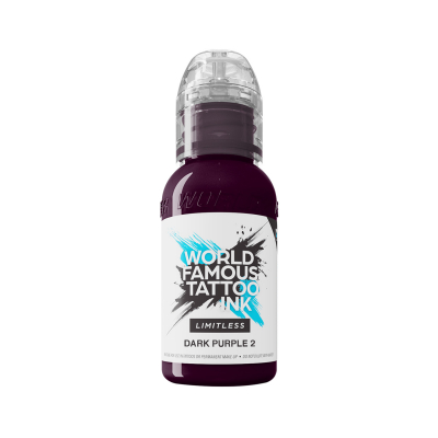 Tinta Para Tatuar World Famous Limitless - Dark Purple 2 30ml