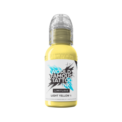 Tinta Para Tatuar World Famous Limitless - Light Yellow 1 30ml