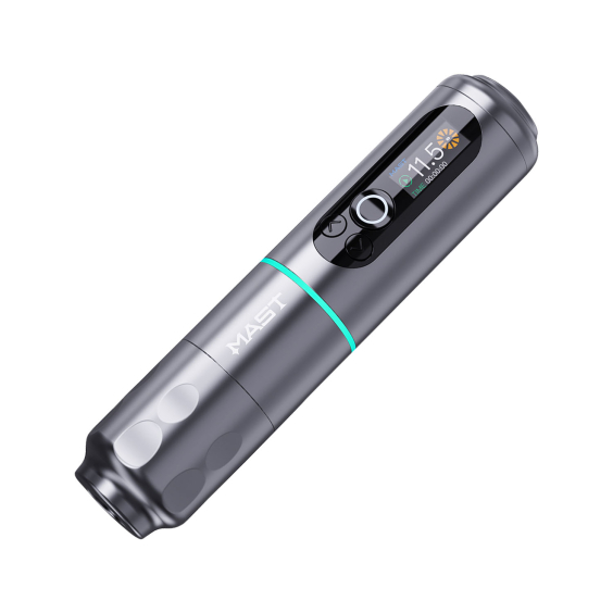 Máquina Inalámbrica Para Tatuar Dragonhawk Mast Archer 2  - Gris - Longitud de Carrera de 3.5 mm