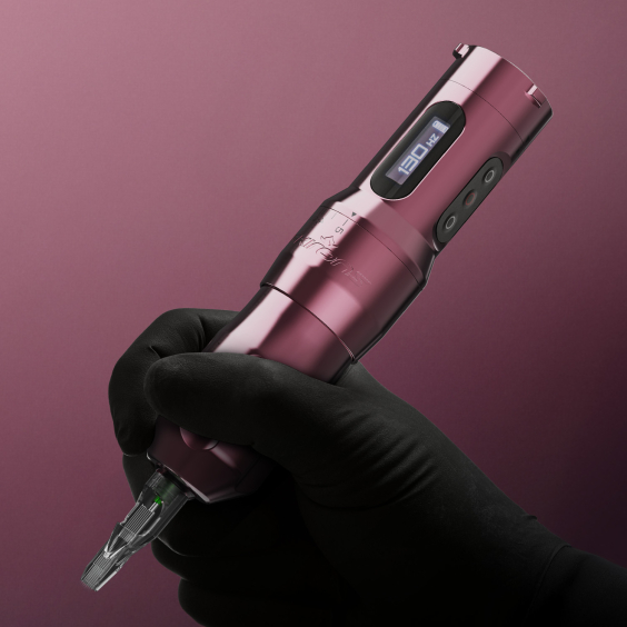 Máquina de Tatuar FK Irons One Adjust Con Longitud de Carrera Ajustable - Pop Pink