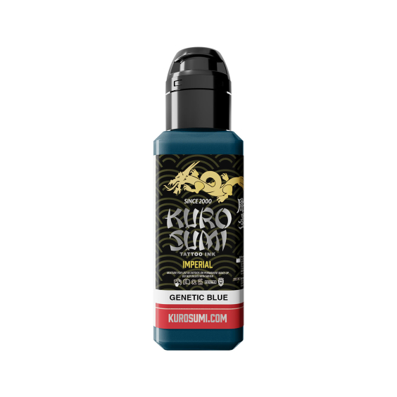Tinta Para Tatuar Kuro Sumi Imperial - Genetic Blue 44 ml