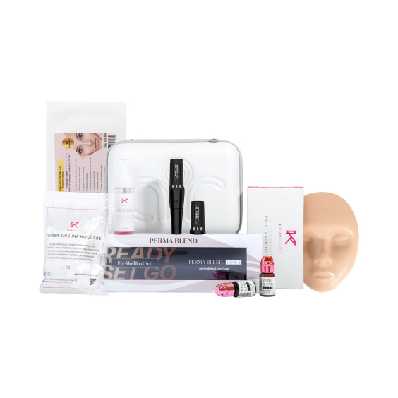 Kit de Formación Killer Beauty  - Dermógrafo Inalámbrico Avanzado Con Batería Adicional 2.1mm Longitud de Carrera - Furtivo