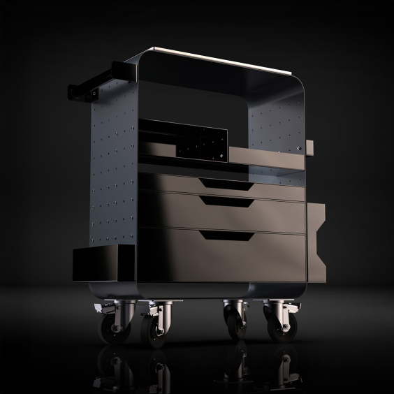 Estación de Trabajo Impala de Kwadron - Gris