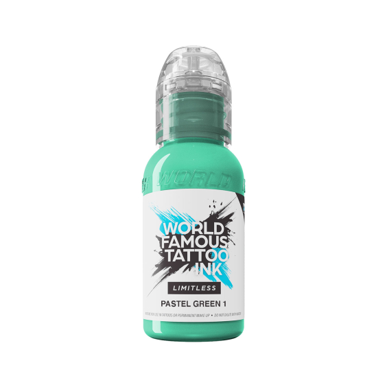 Tinta Para Tatuar World Famous Limitless - Pastel Green 1 30 ml
