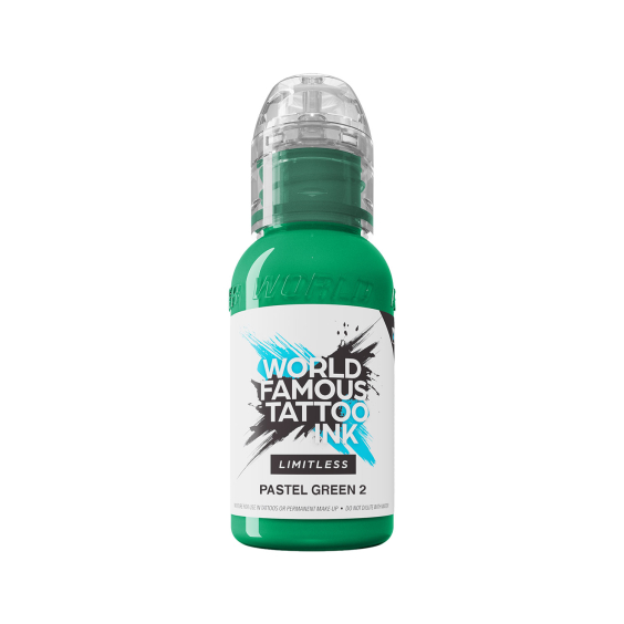 Tinta Para Tatuar World Famous Limitless - Pastel Green 2 30 ml