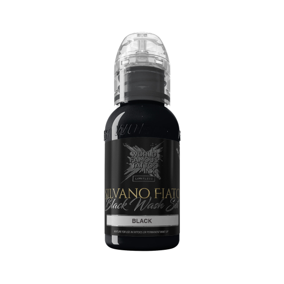 Tinta Para Tatuar World Famous Limitless - Silvano Fiato - Black - 30 ml