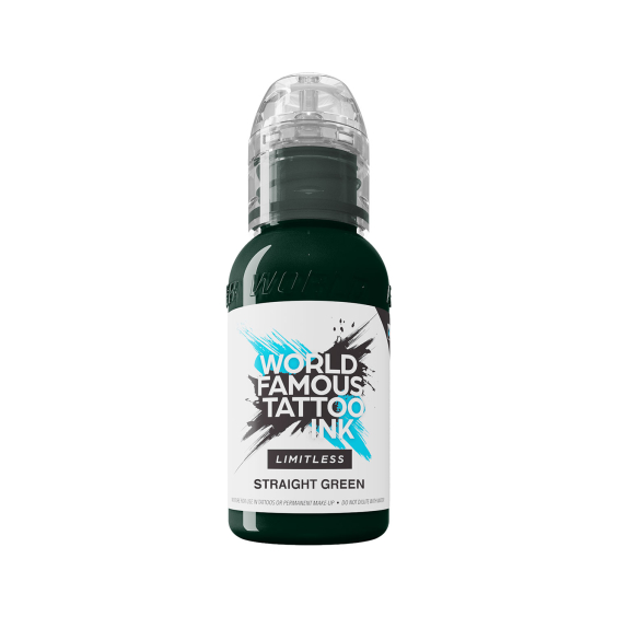 Tinta Para Tatuar World Famous Limitless - Straight Green 30 ml