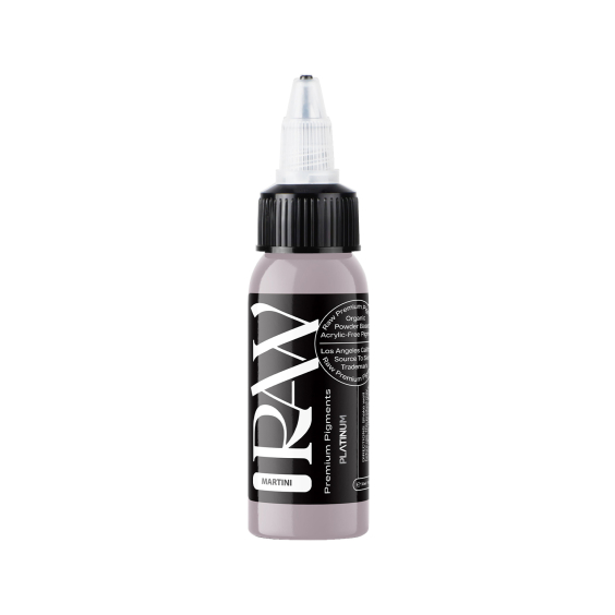 Raw Pigments Platinum - Martini Tattoo Ink - 30ml