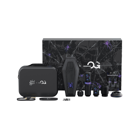 OG Black Widow Wireless Tattoo Pen - Longitud de Carrera Ajustable