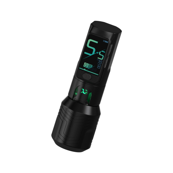 OG FURY II Wireless Tattoo Pen - Negro - Longitud de Carrera 4.2mm