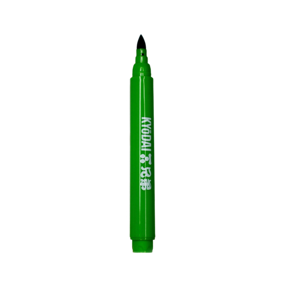 Pack de 5 Rotuladores Kyodai de Punta Firme - Midori Green