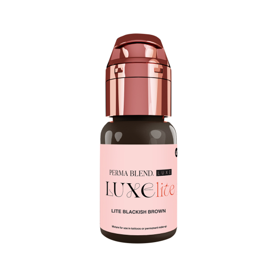 Pigmento para maquillaje permanente Perma Blend LUXE Lite - Lite Blackish Brown 15ml