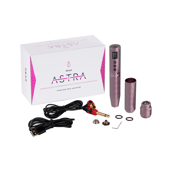 Peak Astra - Máquina de PMU Inalámbrica con 2 baterías - Rosa