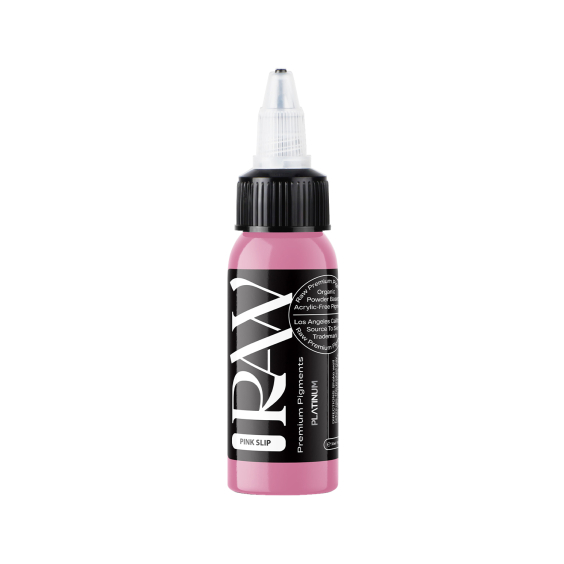 Raw Pigments Platinum - Pink Slip Tattoo Ink - 30ml