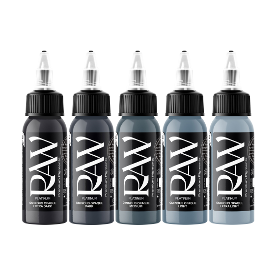 Raw Ink - Set Ominous Opaques - 5x 30ml (1oz)