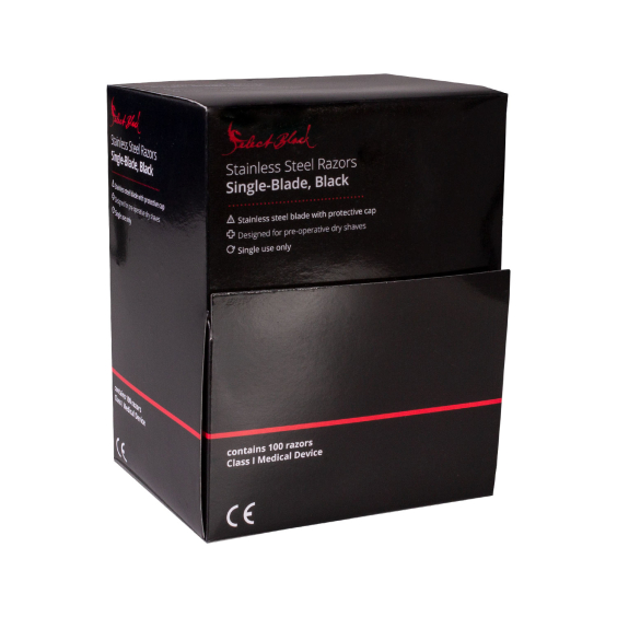 Caja De 100 Cuchillas De Afeitar Desechables