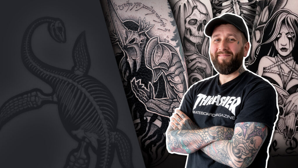 Cómo Tatuar al Señor de los Nazgûl en Negro y Gris con Josh Hurrell