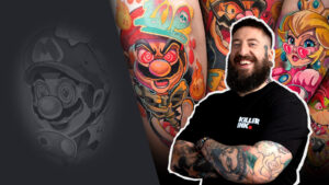 Cómo Tatuar un Mario Terrorífico con Gazz Tattoos